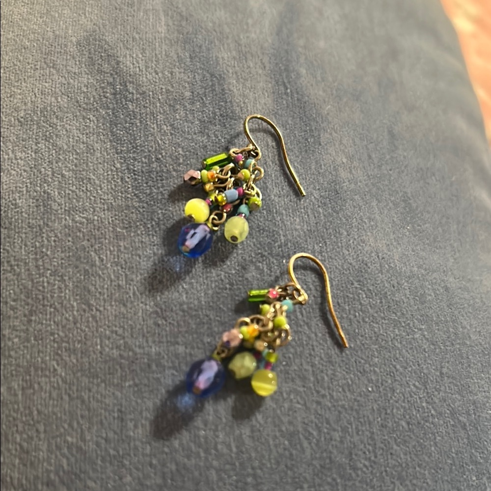 Tiny Bead Cluster Earrings